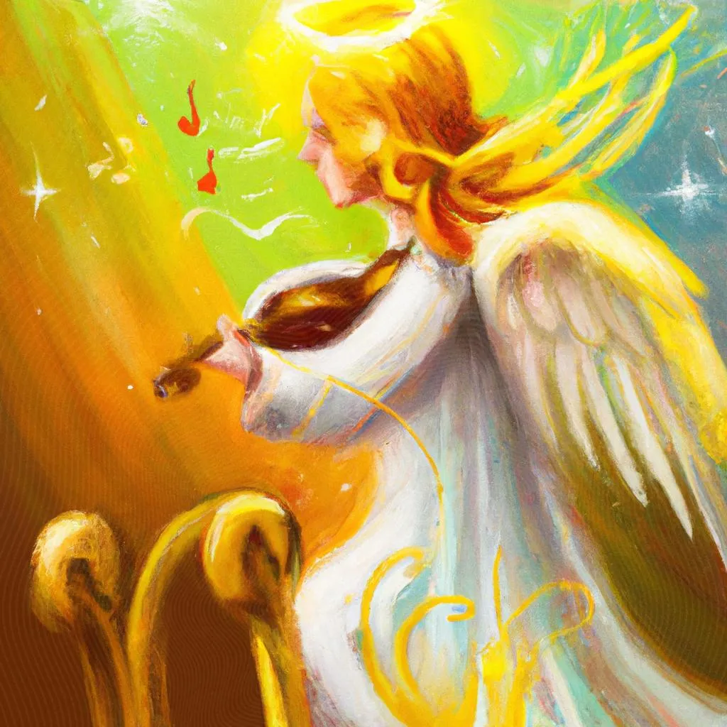 Melodia Divina: A Magia da Música do Espírito Santo 3 uma ilustração gráfica de musica do espirito santo