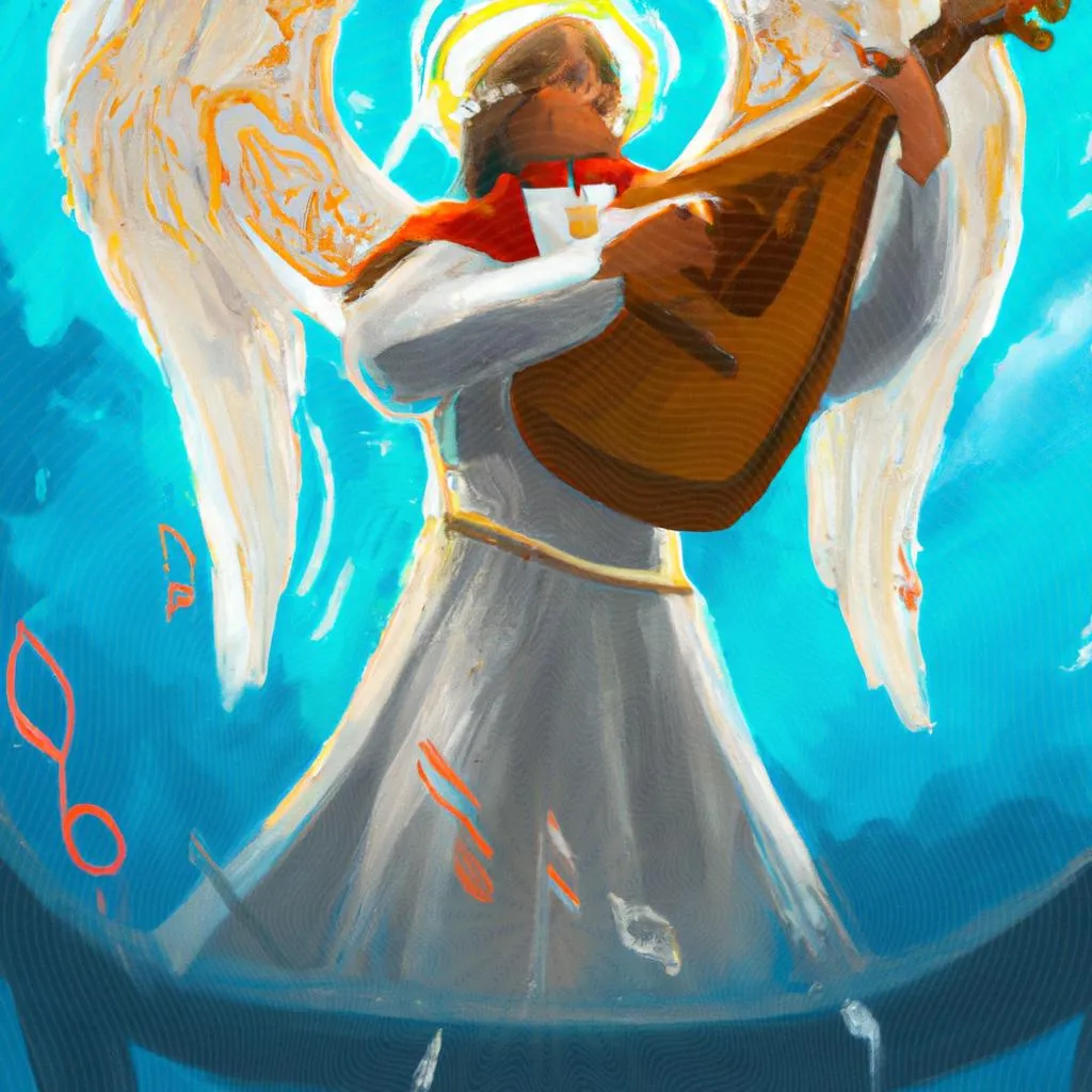 Descubra a Magia da Música do Espírito Santo na Tradição Católica 4 uma caricatura de musica do espirito santo catolica