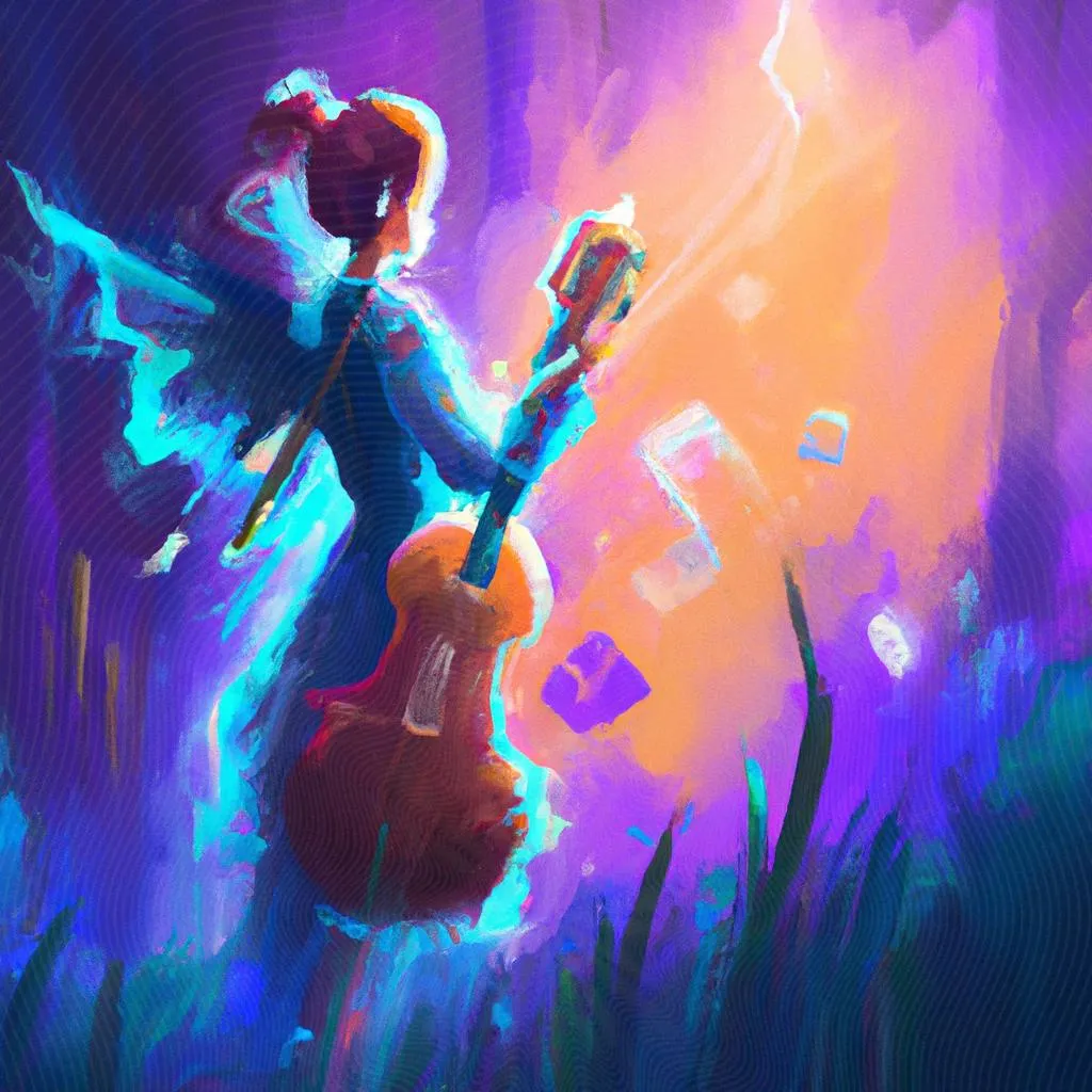 uma arte em gravura de musica espirita