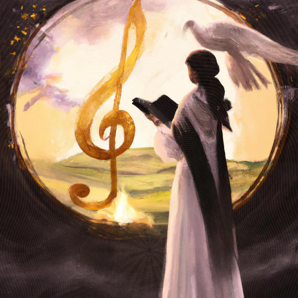Melodias Sagradas: A Música do Espírito Santo na Tradição Católica 4 uma representação gráfica de musica espirito santo catolica