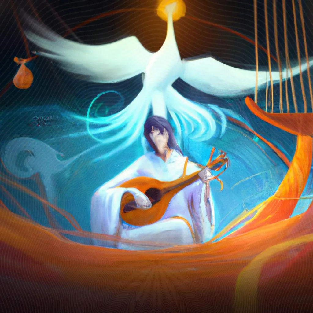 Melodias Divinas: Descubra o Poder das Músicas do Espírito Santo 2 uma paisagem ilustrada de musicas do espirito santo