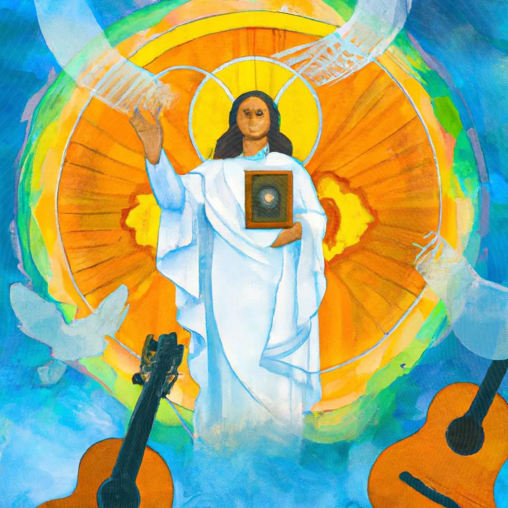 Músicas do Espírito Santo: Harmonia Divina Católica 4 uma escultura ilustrada de musicas do espirito santo católicas