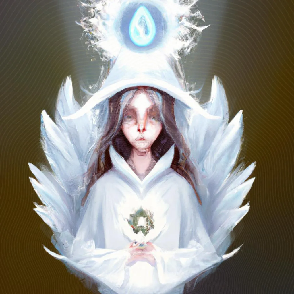 uma pintura a óleo sobre não entristeçais o espirito santo