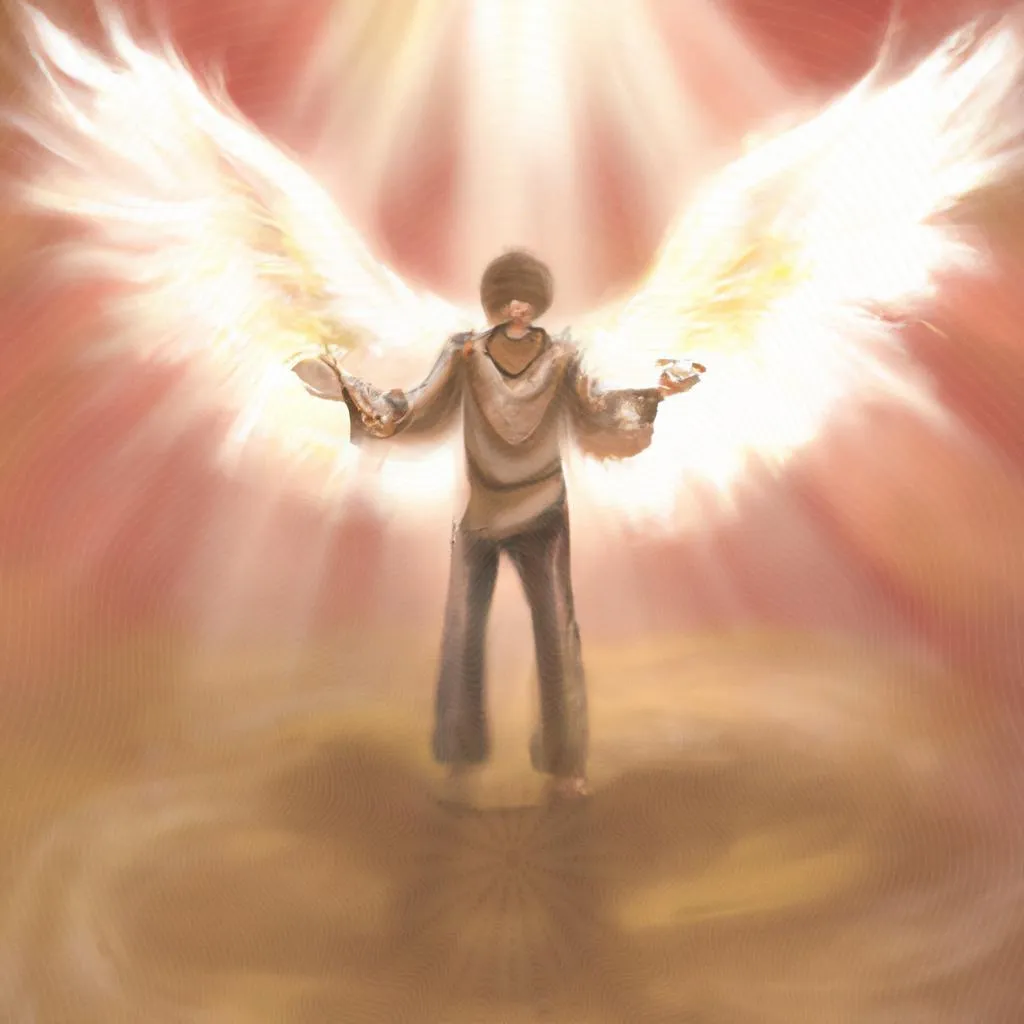 uma cena gráfica de o espirito de deus esta aqui
