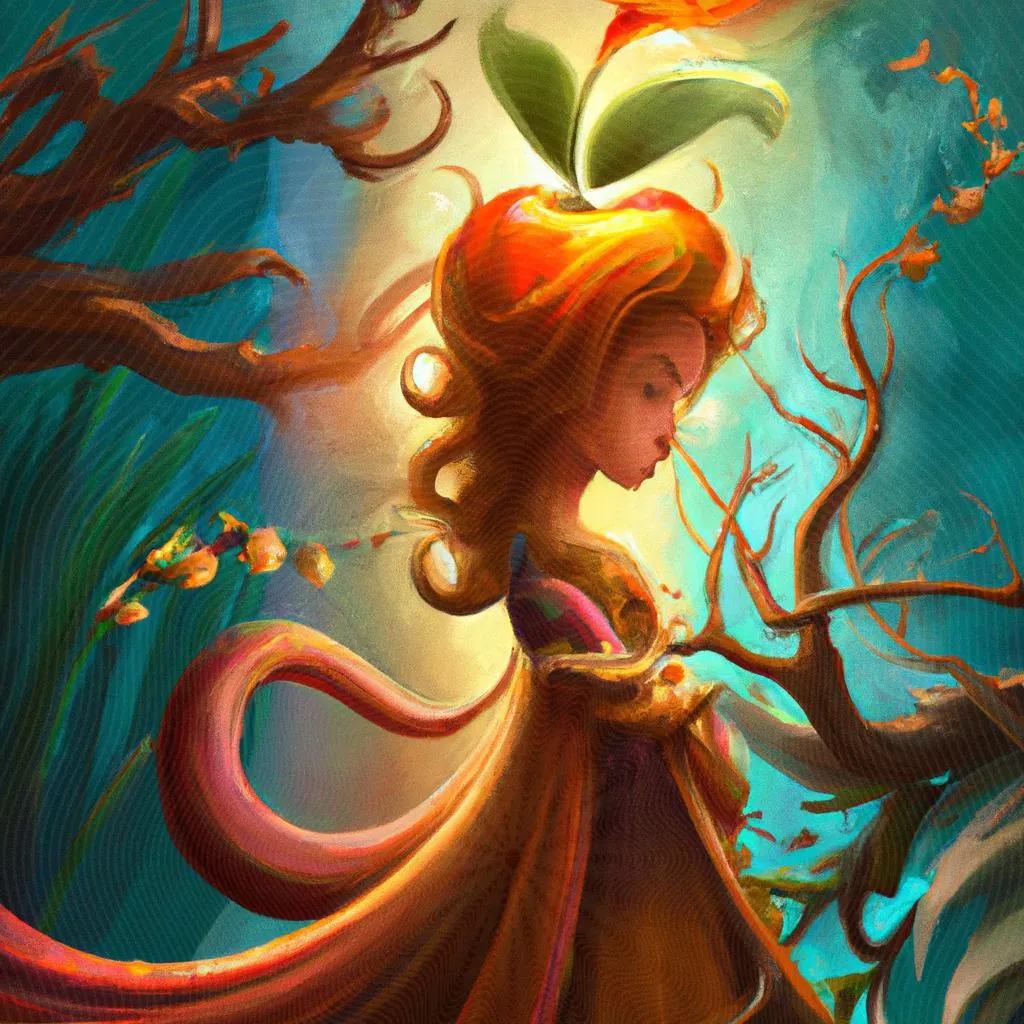 uma imagem imaginária de o fruto do espirito