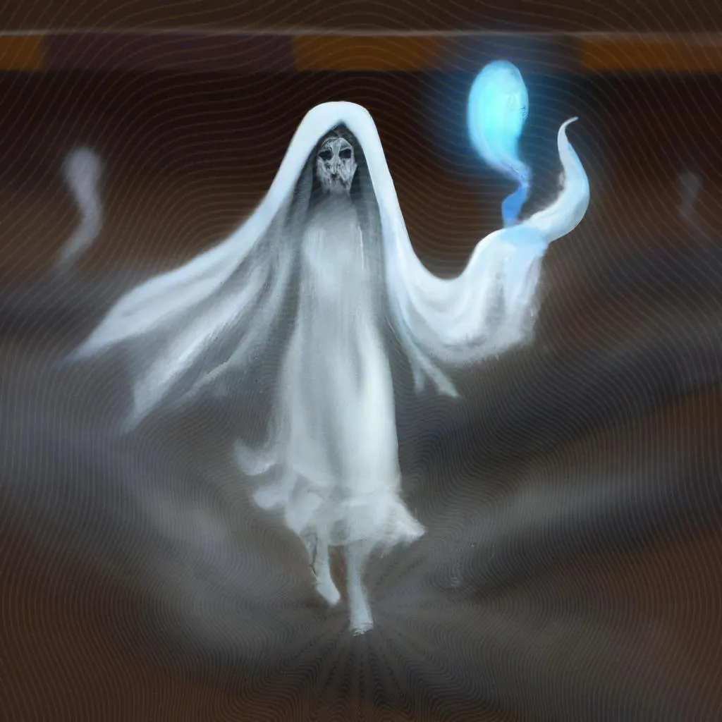 um retrato artístico sobre o que é espiritos