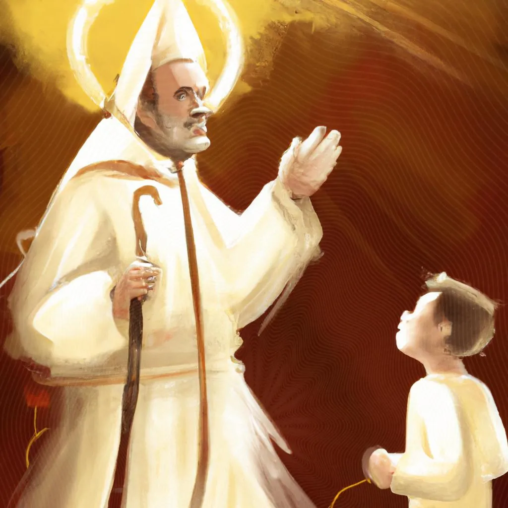 uma imagem impressionista de o que o papa fala sobre o espiritismo