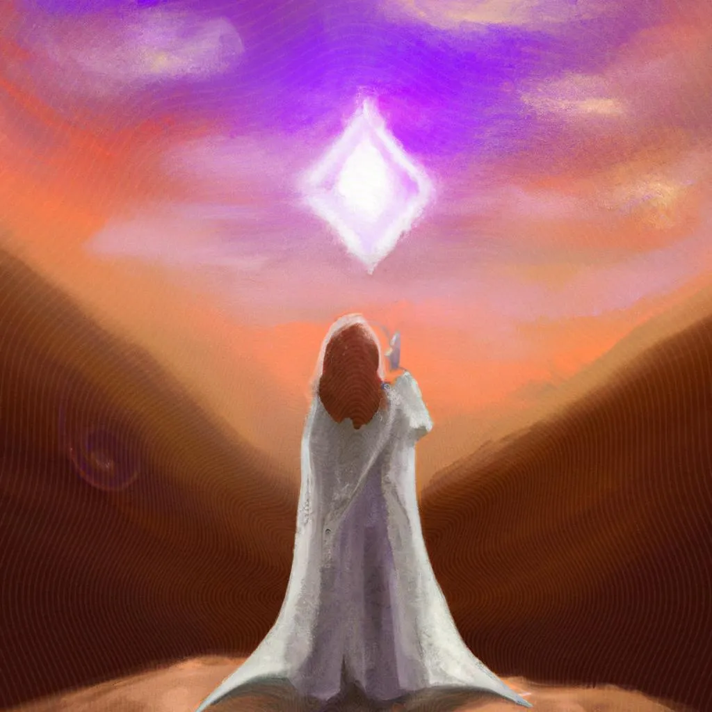 uma figura artística de onde o espirito de deus esta