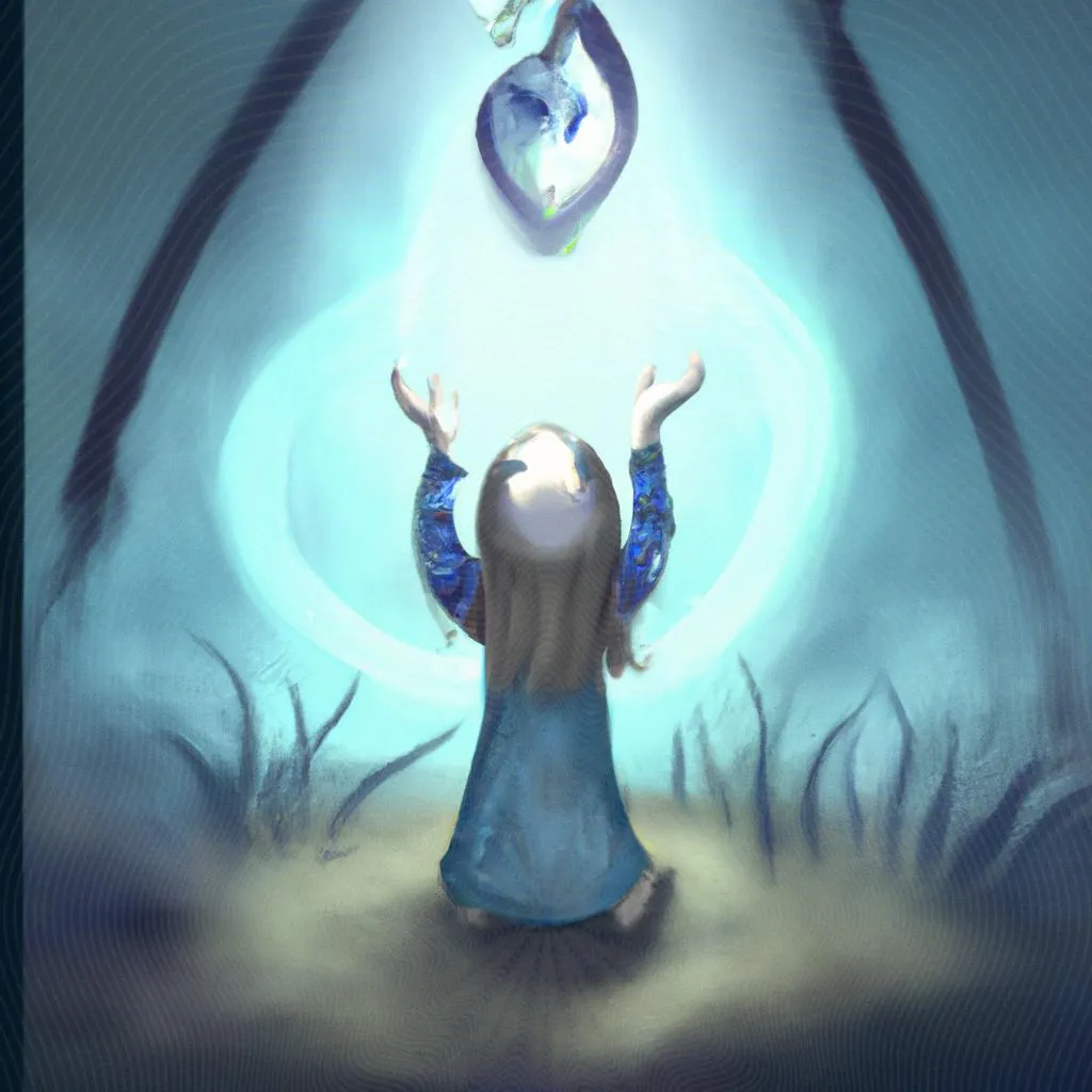 um desenho animado sobre oração da manhã espirita