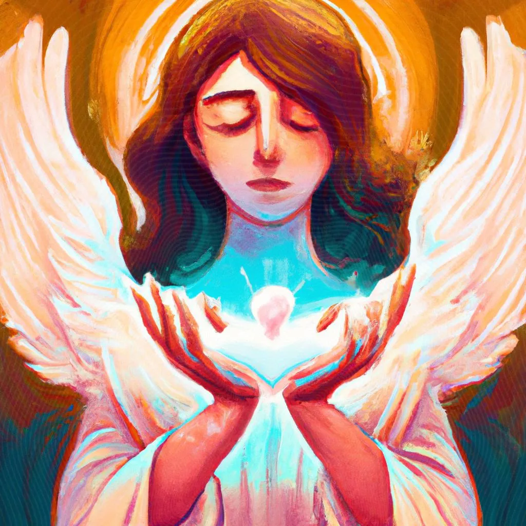 um desenho animado sobre oração divino espirito santo