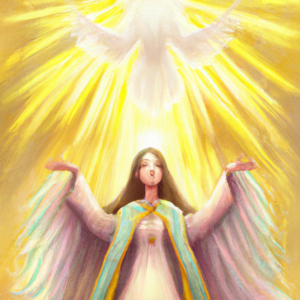 Oração do Espírito Santo: Descubra o Poder e a Paz que ela pode trazer 2 uma ilustração em preto e branco de oração do espirito santo
