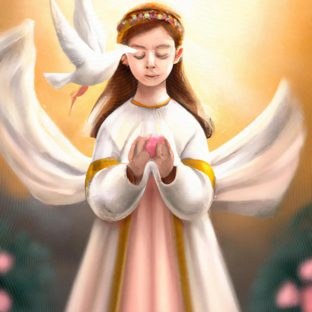 Aprenda a oração do Espírito Santo católica e sinta sua presença! 3 uma ilustração de oração do espirito santo catolica