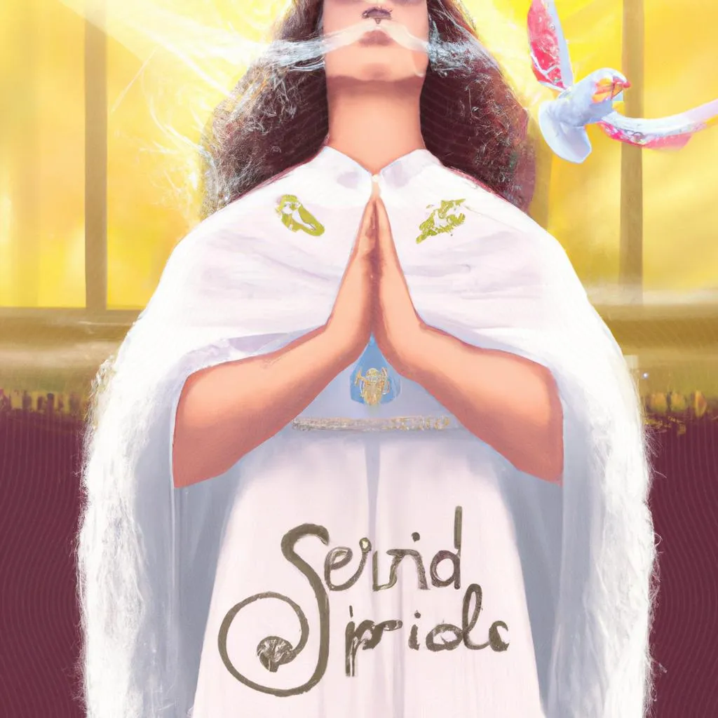 Aprenda a oração do Espírito Santo católica e sinta sua presença! 4 uma ilustração de oração do espirito santo catolica