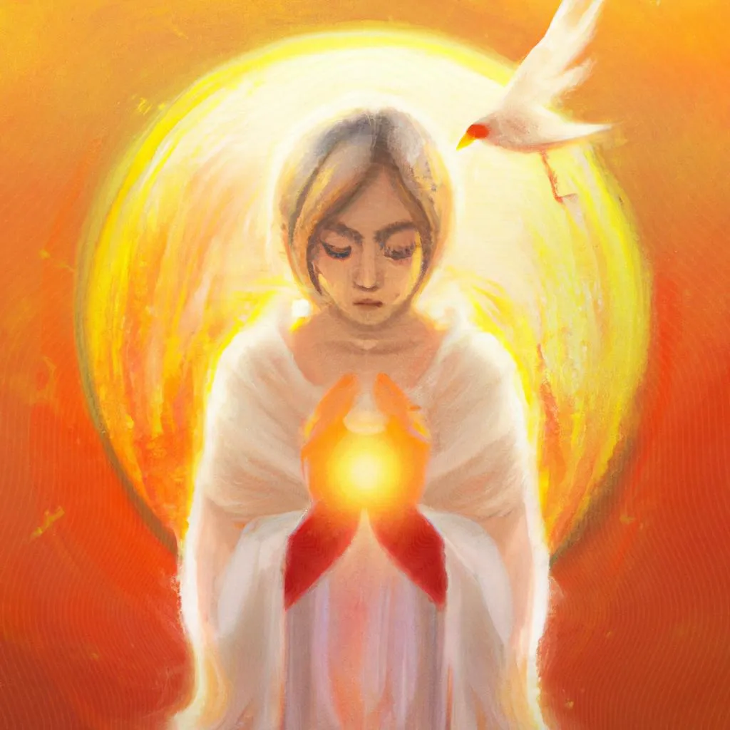 Oração Poderosa para o Espírito Santo: Descubra Seus Mistérios! 2 uma aquarela sobre oração para o espirito santo
