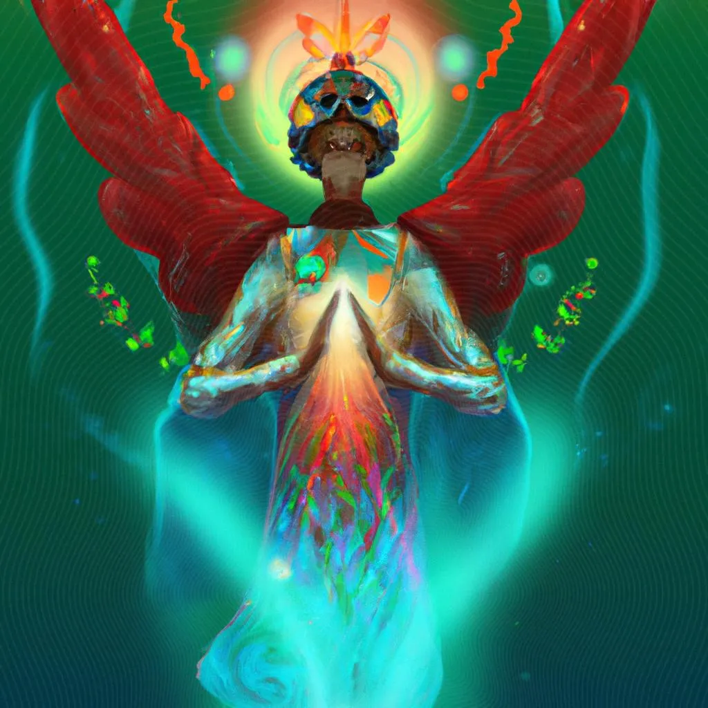 Oração Poderosa para o Espírito Santo: Descubra Seus Mistérios! 3 uma imagem impressionista de oração para o espirito santo