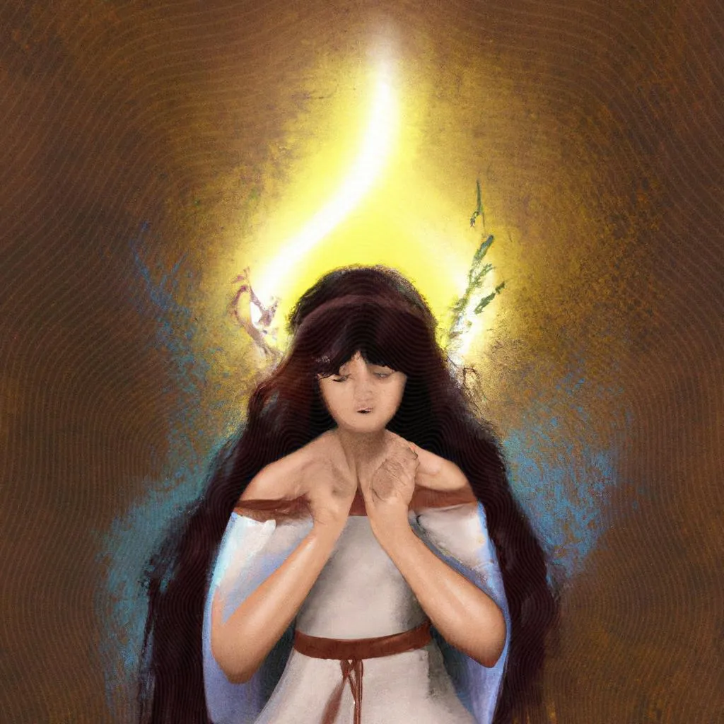 Oração aos Espíritos de Luz: Conecte-se com a Ajuda Divina 2 uma arte abstrata sobre oração para pedir ajuda aos espiritos de luz