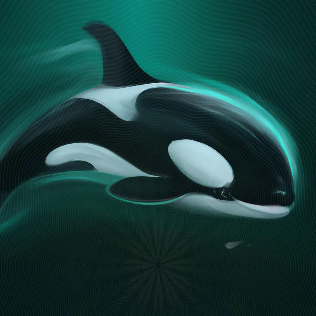 Orca: o espírito guardião do Espírito Santo, desvendado! 2 uma cena cinematográfica ilustrada de orca espirito santo