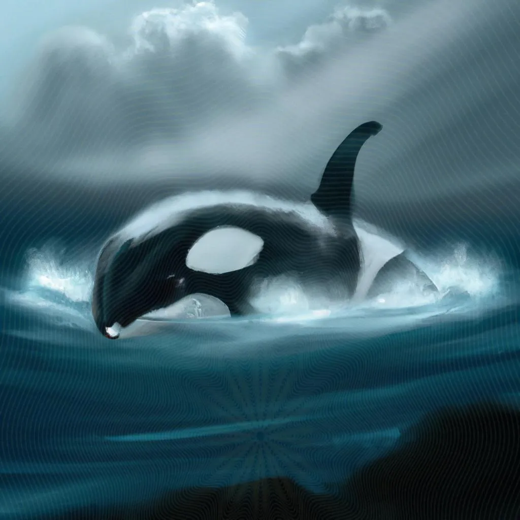uma representação visual de orca no espirito santo