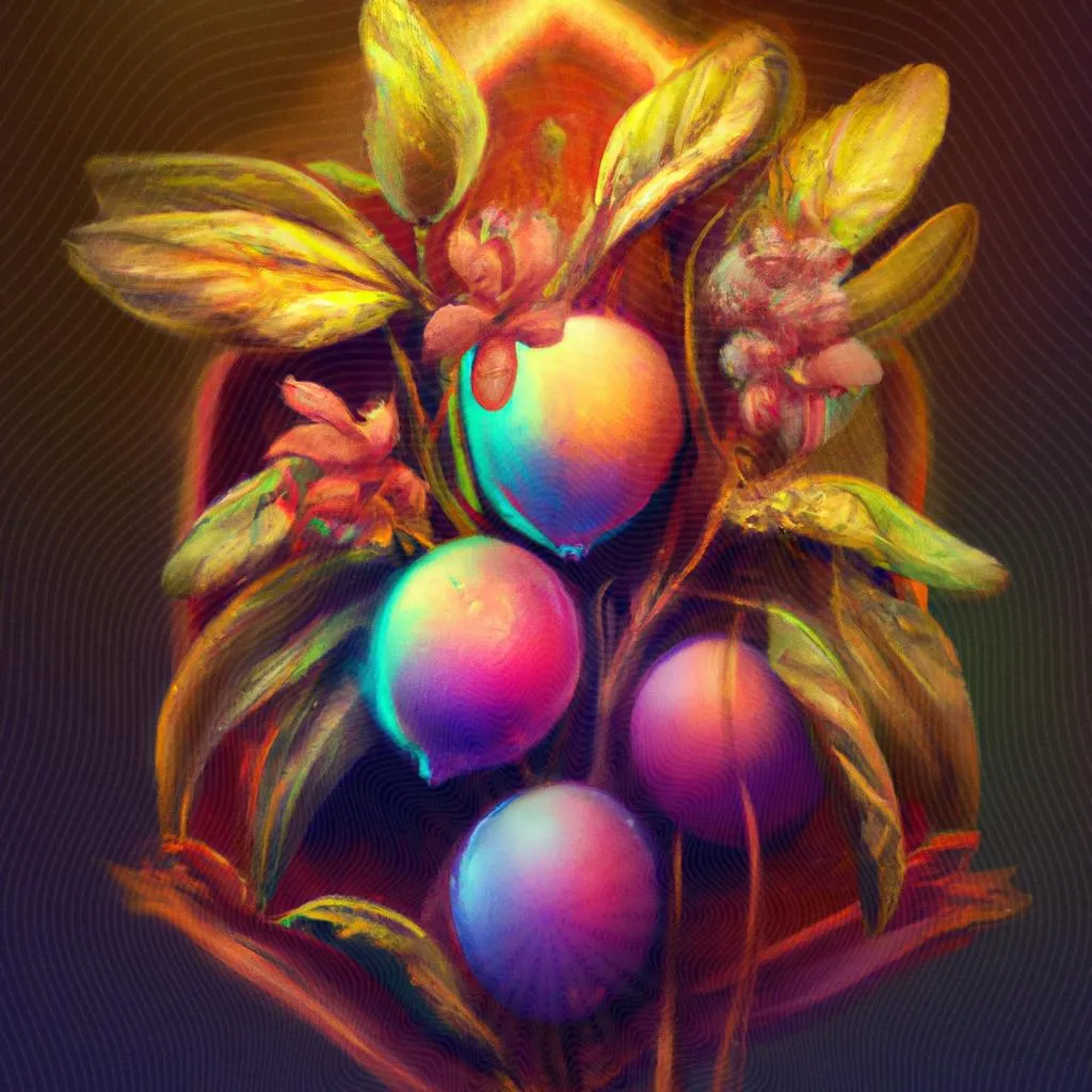 uma figura artística de os frutos do espirito santo