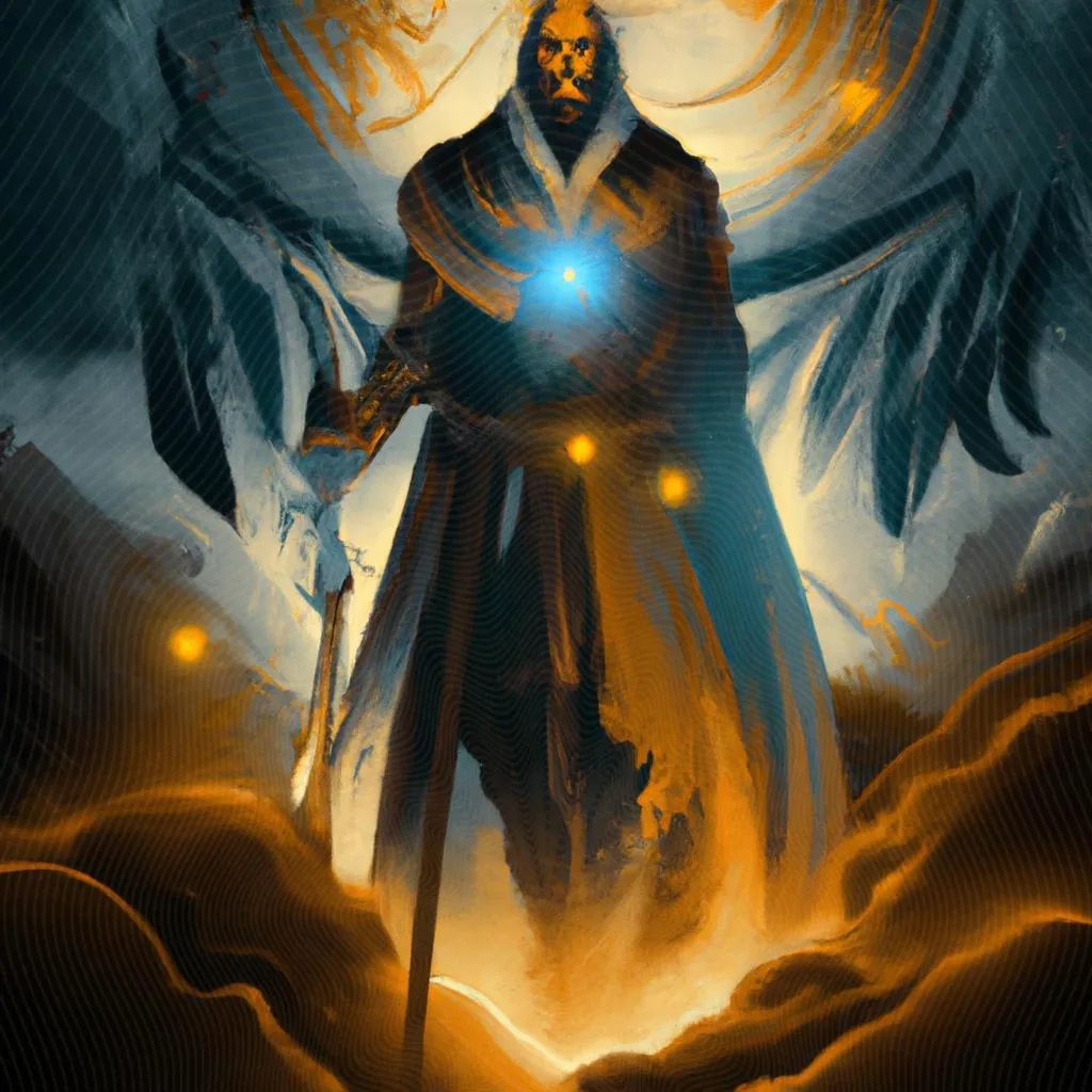 uma pintura figurativa de os sete dons do espirito santo