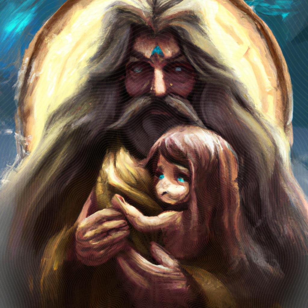 uma ilustração em preto e branco de pai filho e espirito santo