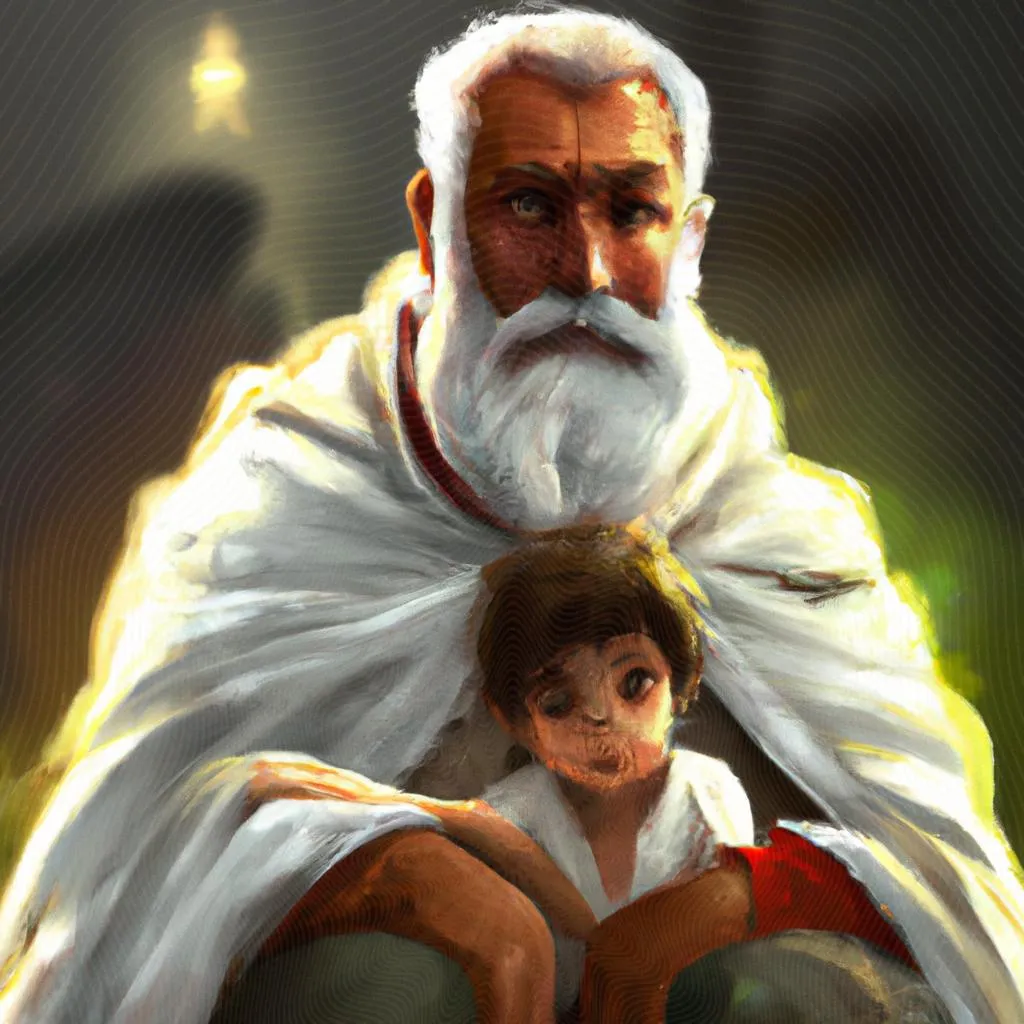 um desenho técnico sobre pai filho e espirito santo