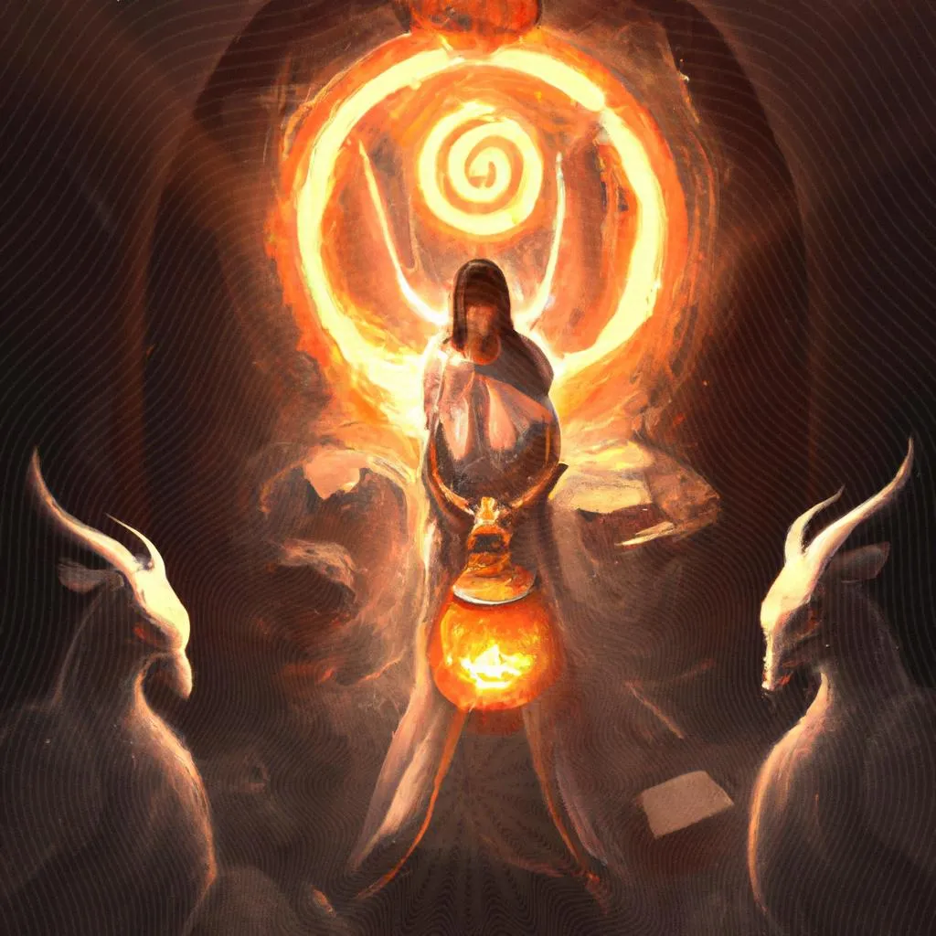 uma obra de arte ilustrativa de palestra espirita