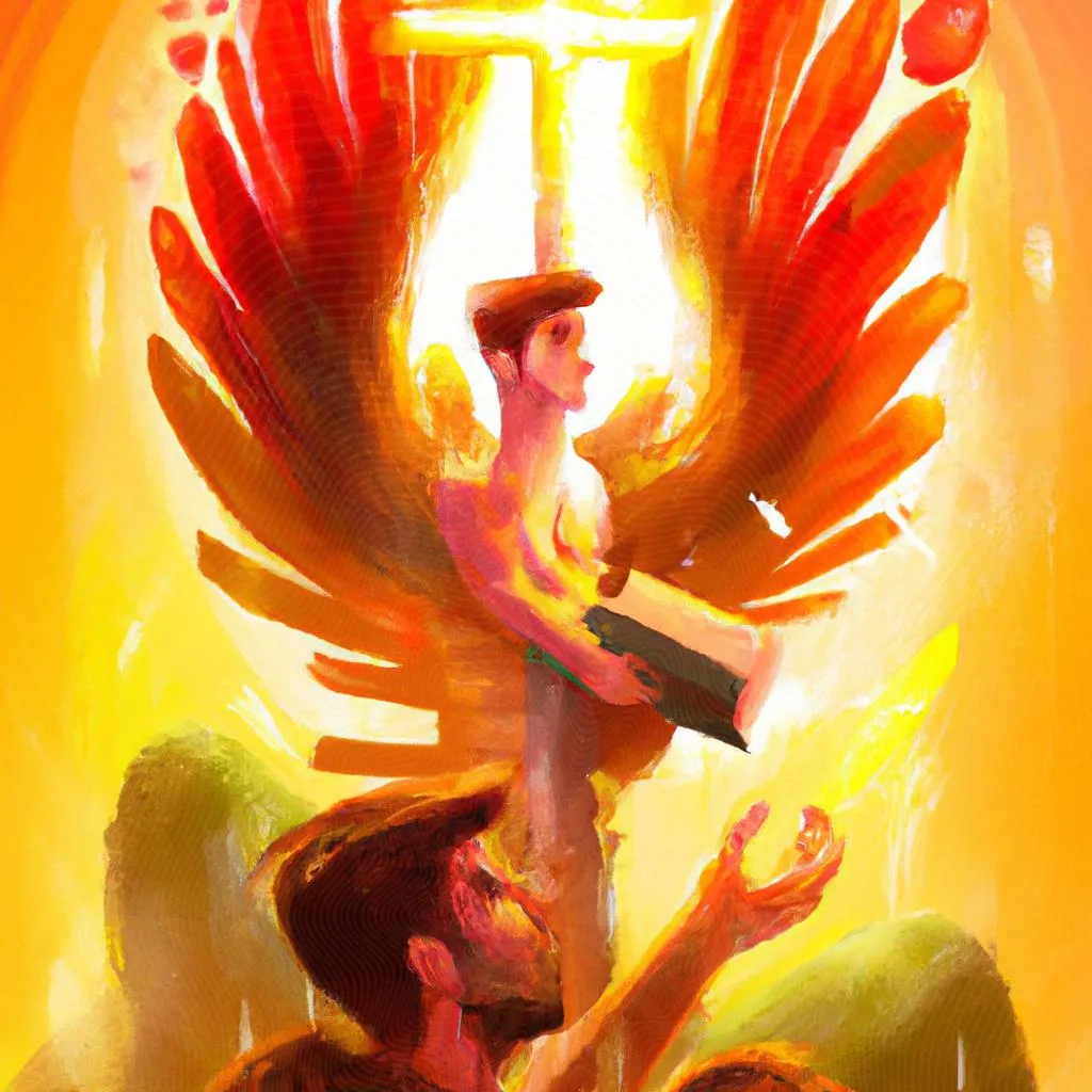 uma gravura sobre pecado contra o espirito santo