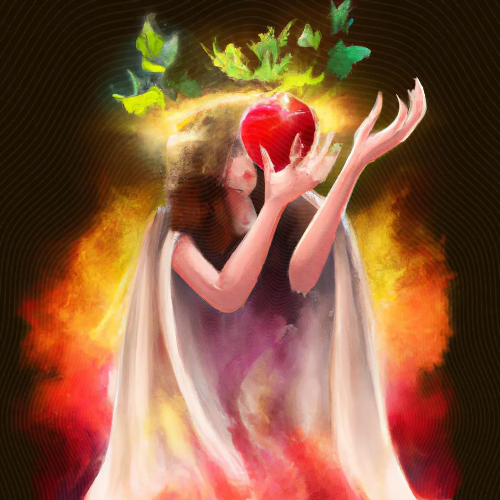 uma obra de arte ilustrativa de pecado contra o espirito santo