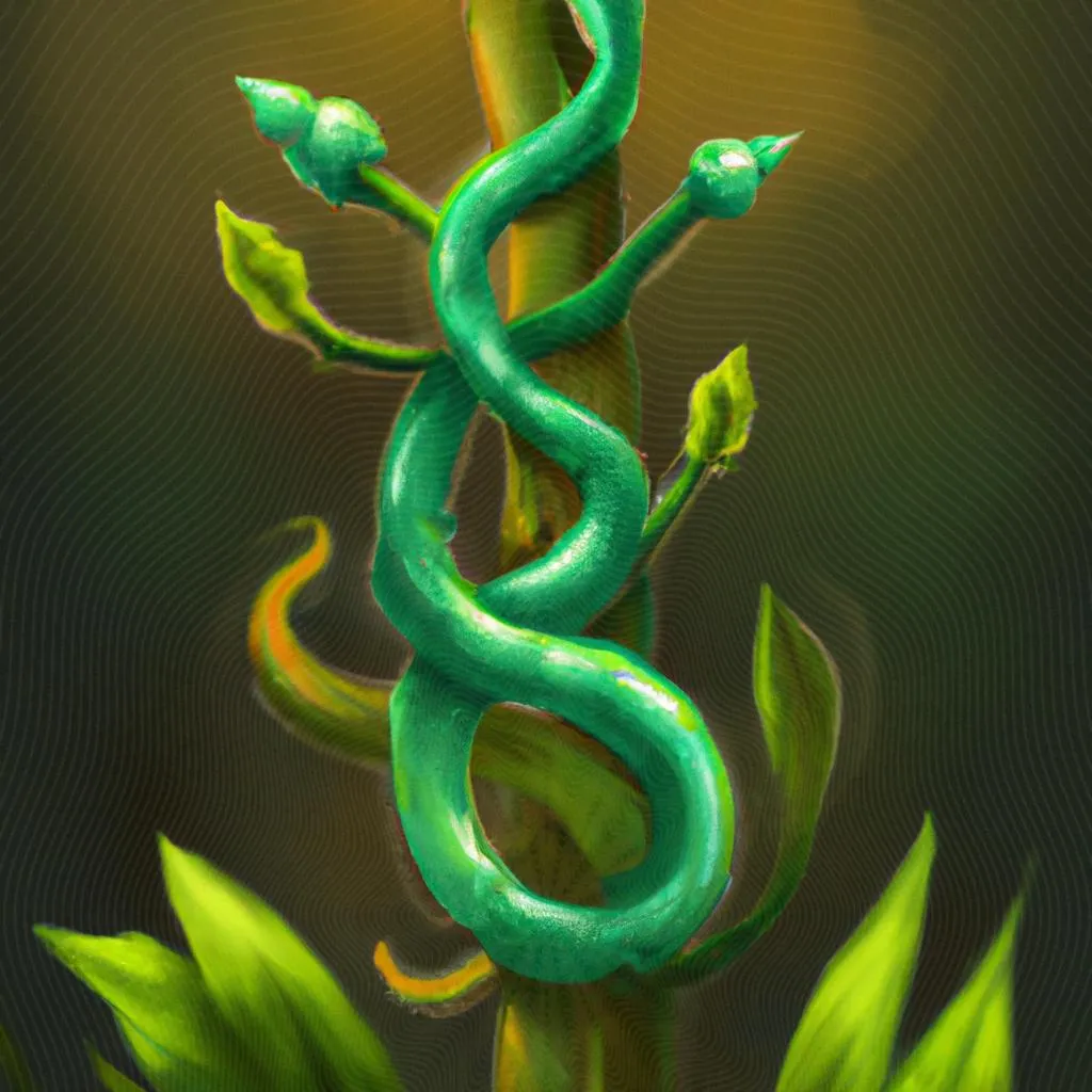 Planta Jiboia: Descubra o Poder Espiritual da Natureza 3 uma representação visual de planta jiboia espiritismo