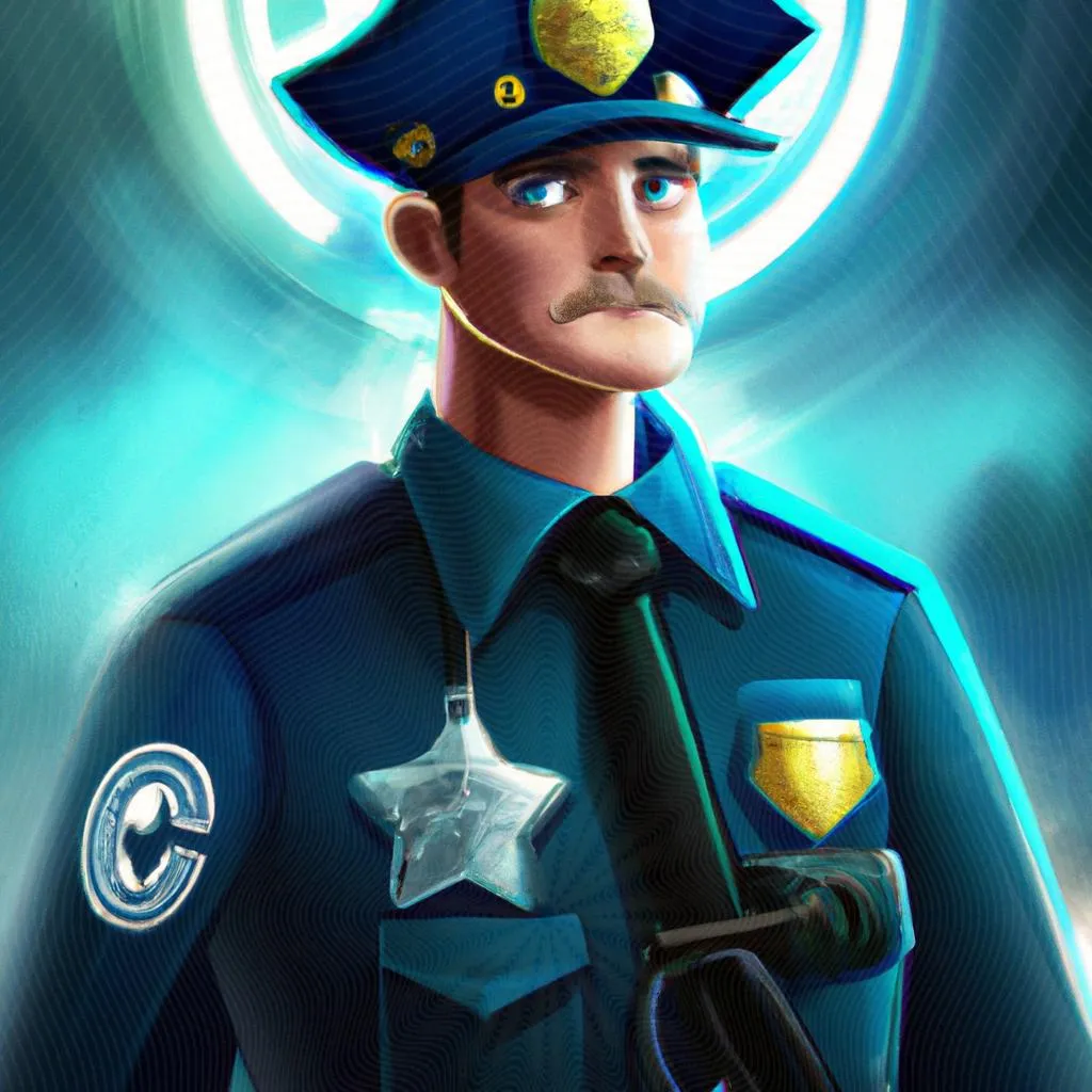 uma pintura a óleo sobre policia civil espirito santo