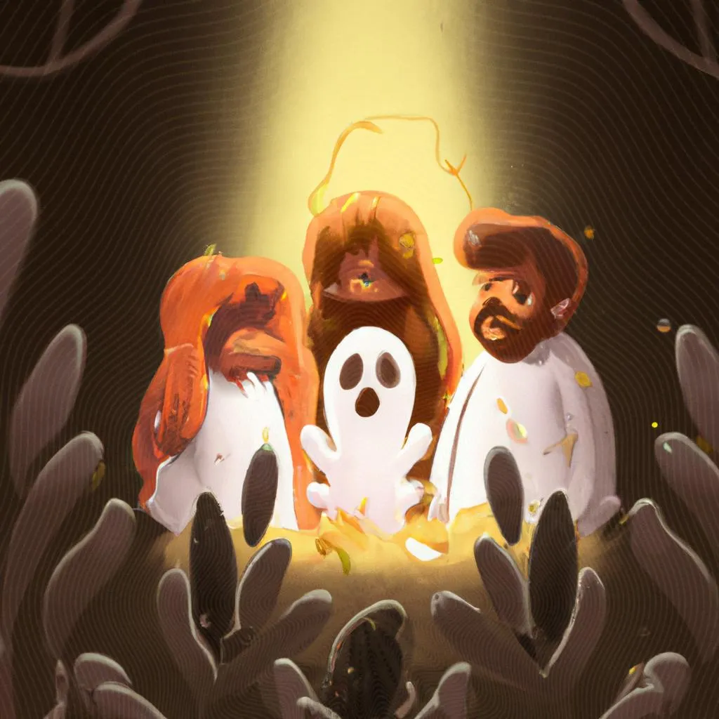 uma paisagem ilustrada de quem morre lembra da família espiritismo