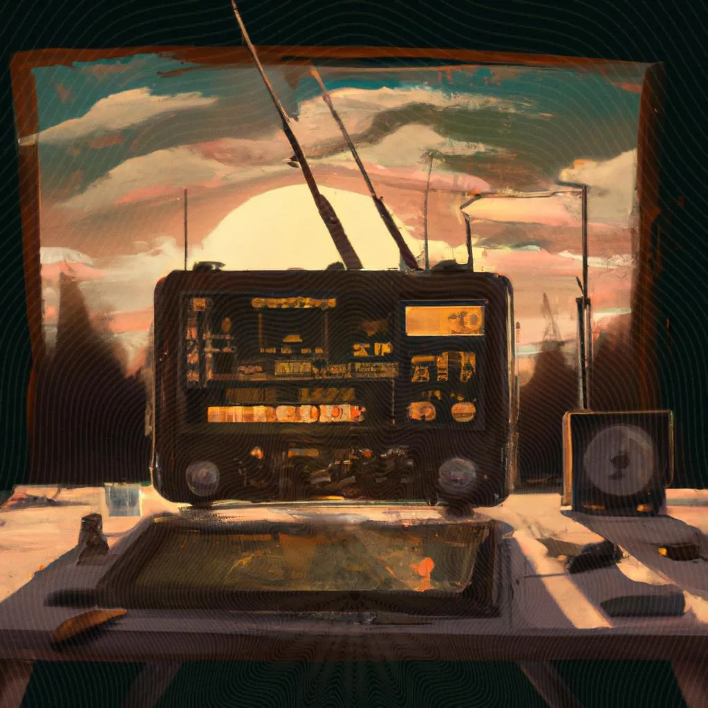 Rádio Espírito Santo: sintonize a energia divina 3 uma arte abstrata sobre radio espirito santo