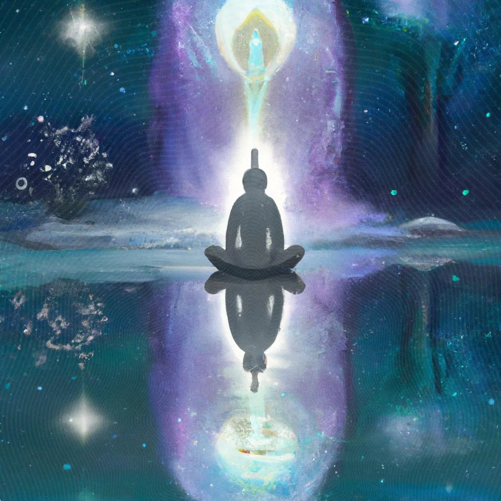 Reflexão Espírita: A Importância de uma Boa Noite de Descanso 4 uma composição expressionista de reflexão boa noite espirita