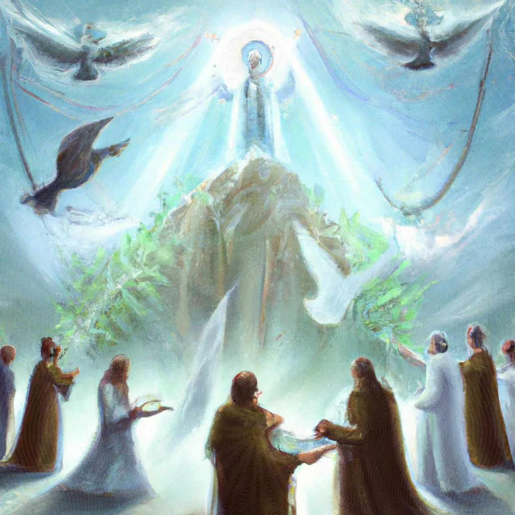 uma cena ilustrada de seminario de vida no espirito santo
