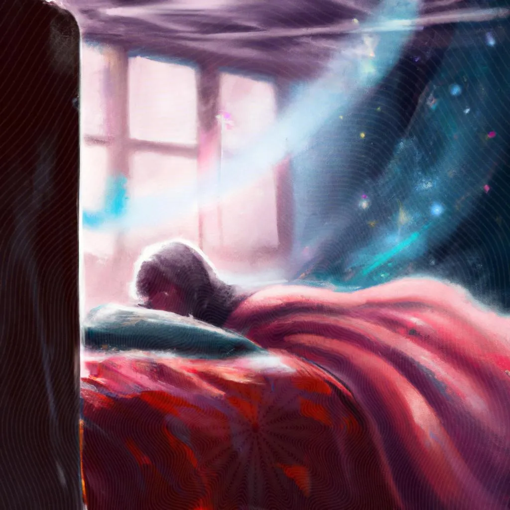 um retrato visual de sentir a presença de alguém enquanto dorme espiritismo
