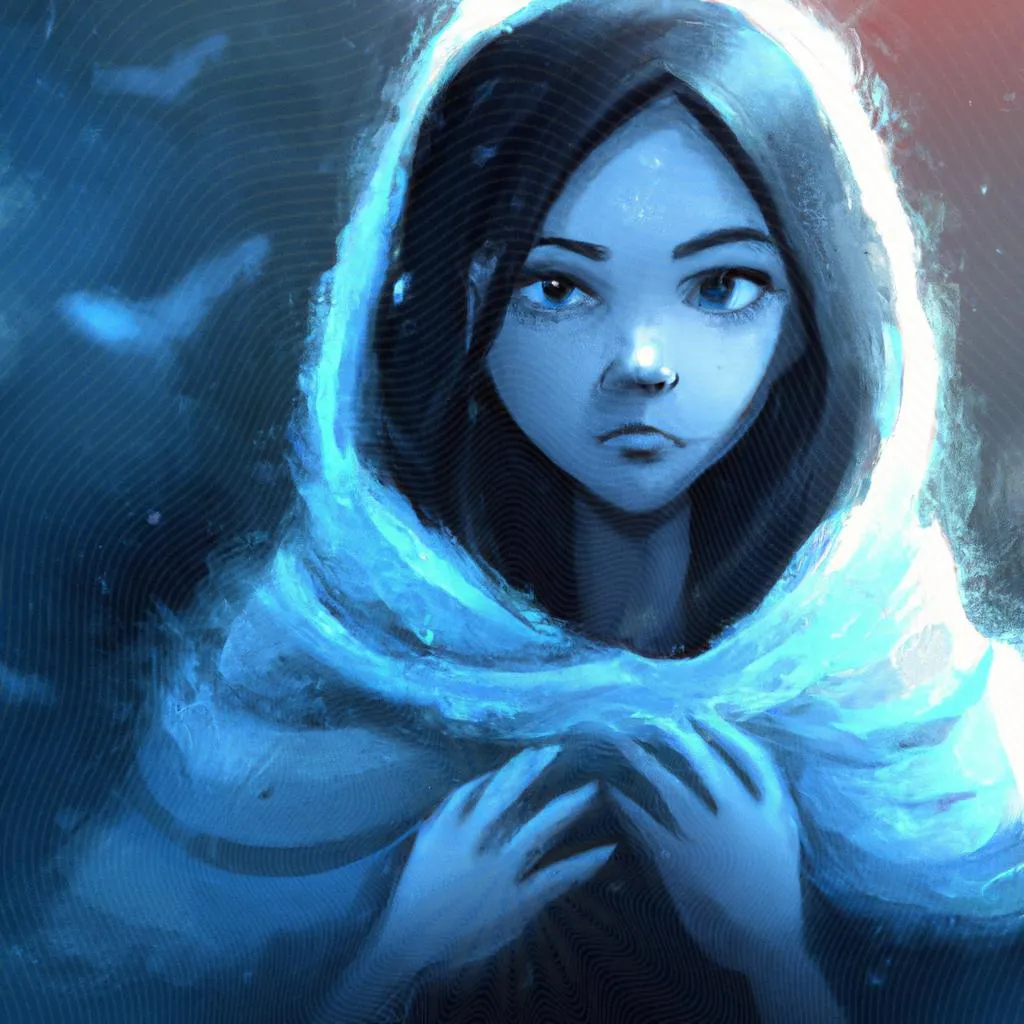 uma paisagem ilustrada de sentir frio e arrepios espiritismo