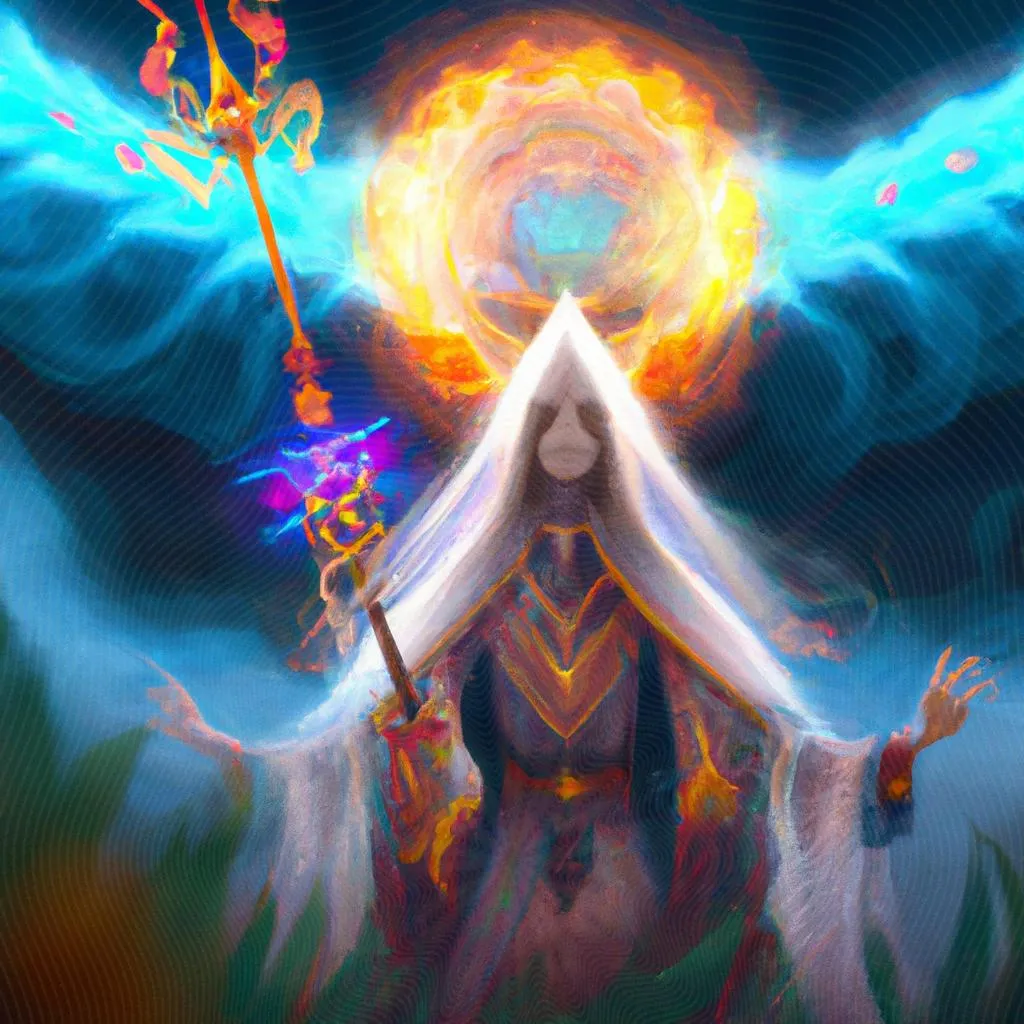 uma arte abstrata sobre servidores espirito santo