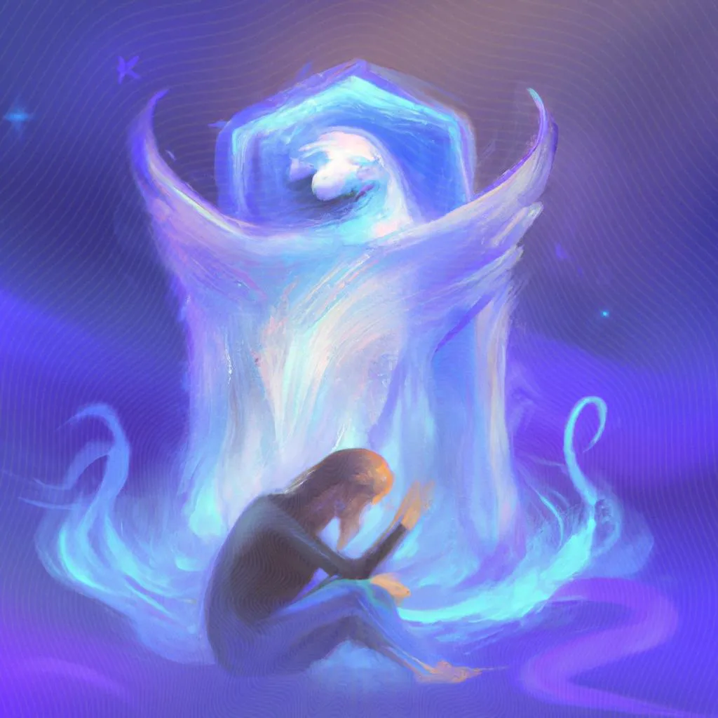 Sonhar com Abraço de Ente Querido Falecido: Significado no Espiritismo. 2 uma imagem impressionista de sonhar com quem já morreu te abraçando espiritismo