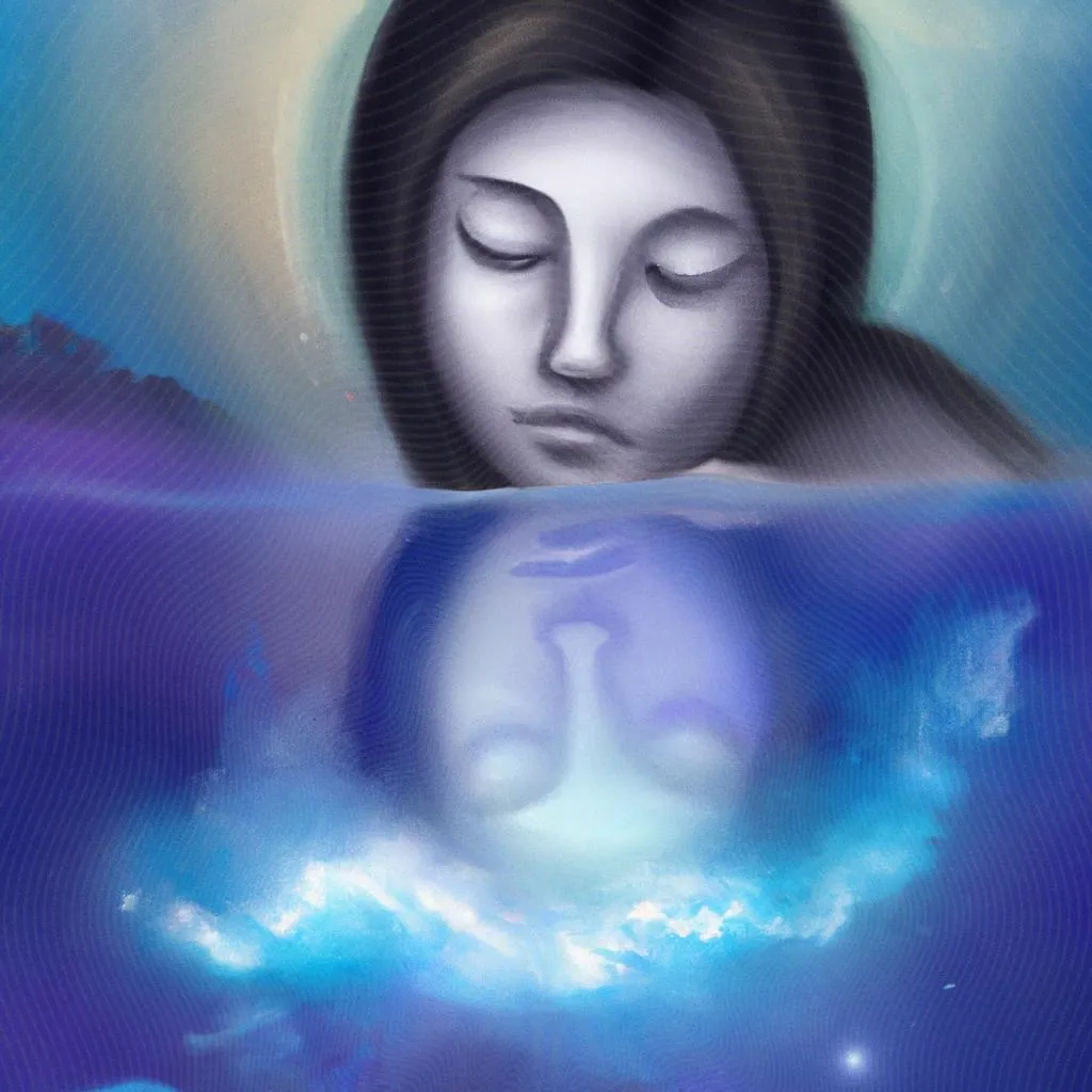 um desenho artístico sobre sonhar que está grávida espiritismo