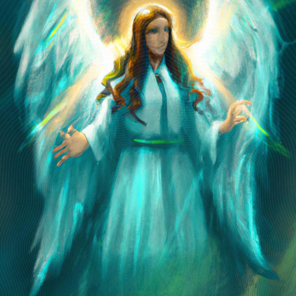 uma imagem imaginária de tamanho espirito santo