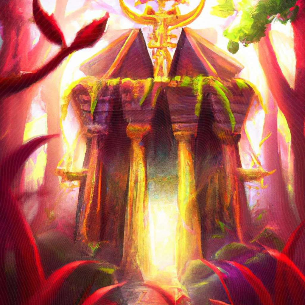 uma pintura a óleo sobre templo do espirito santo