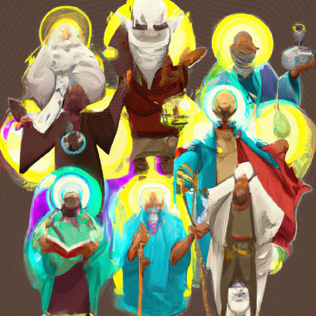 uma ilustração gráfica de 9 dons do espirito santo