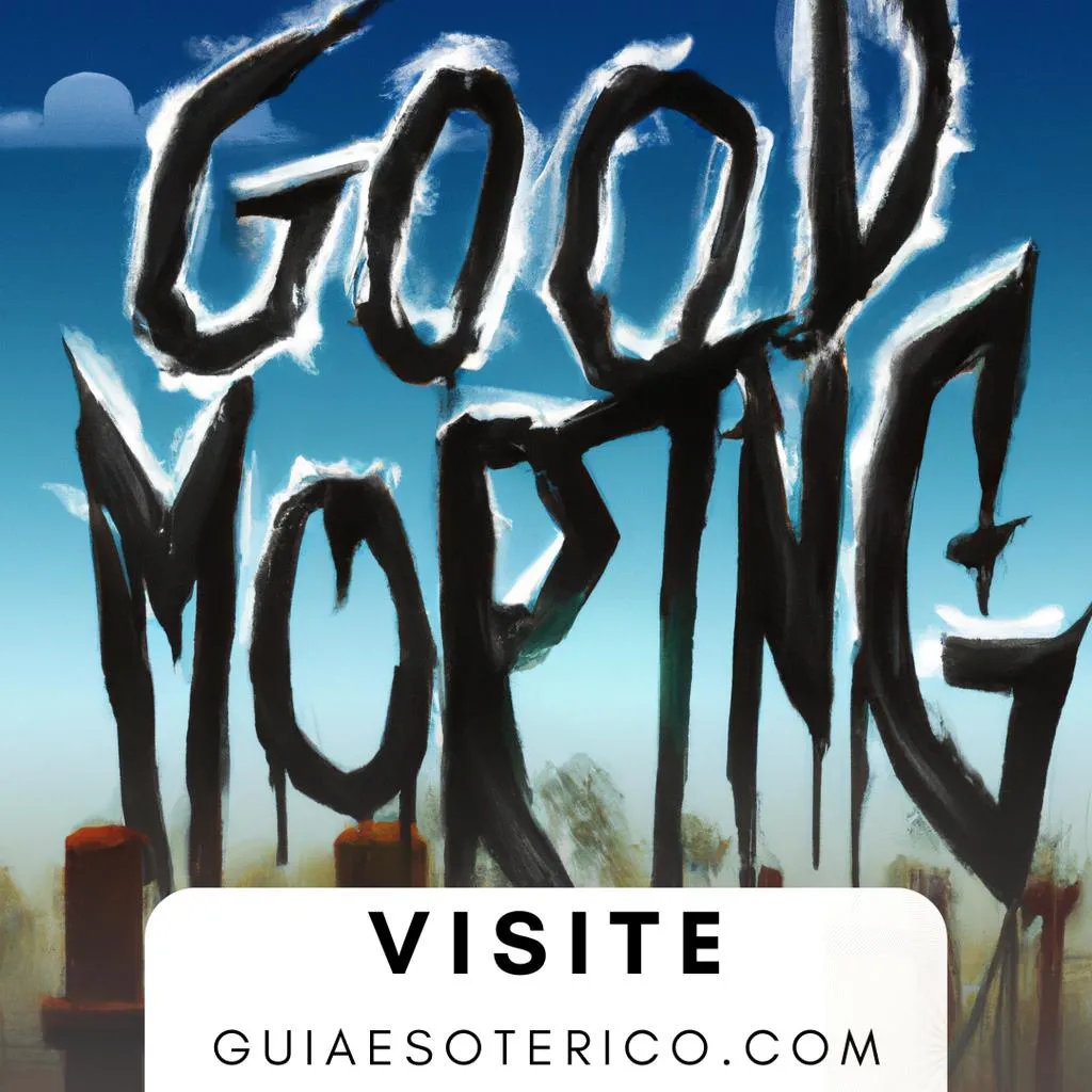Fotos qual o significado da palavra good morning