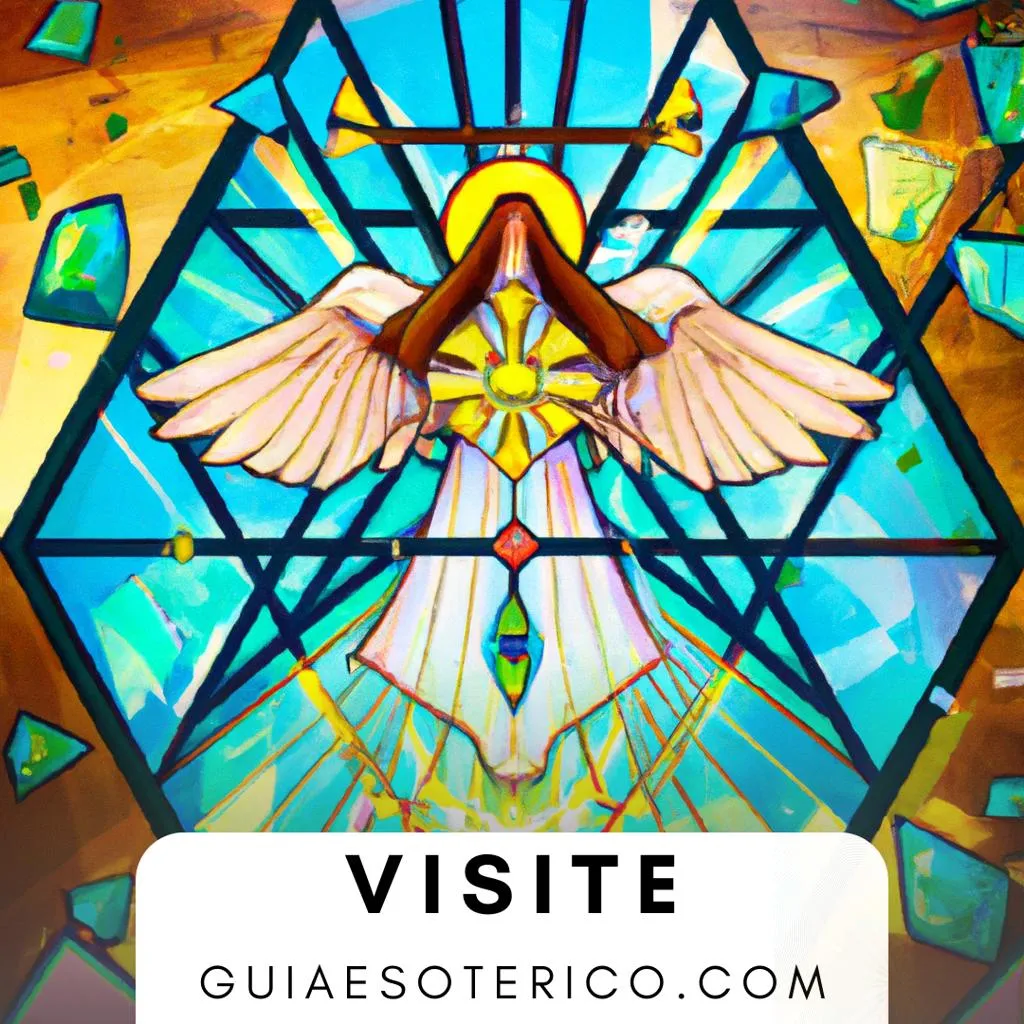 Vibrante Vitral: A Beleza do Espírito Santo 4 Imagens espirito santo vitral