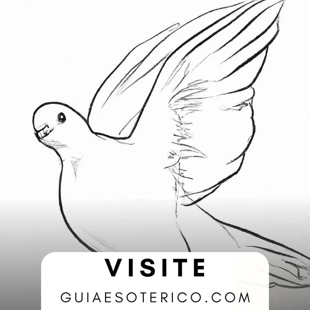 Imagens pomba do espirito santo para colorir
