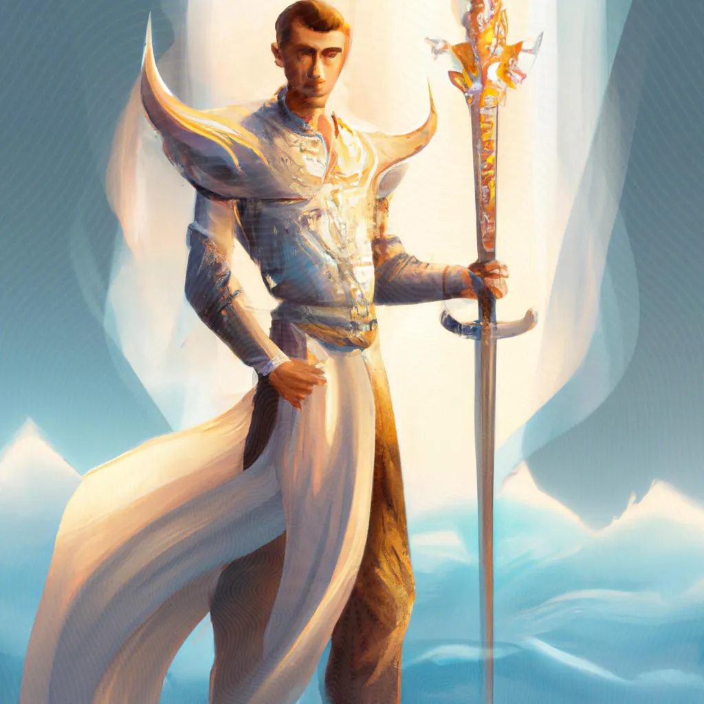 A Espada do Espírito: Desvendando os Mistérios da Arma Sagrada 4 um desenho artístico sobre a espada do espirito