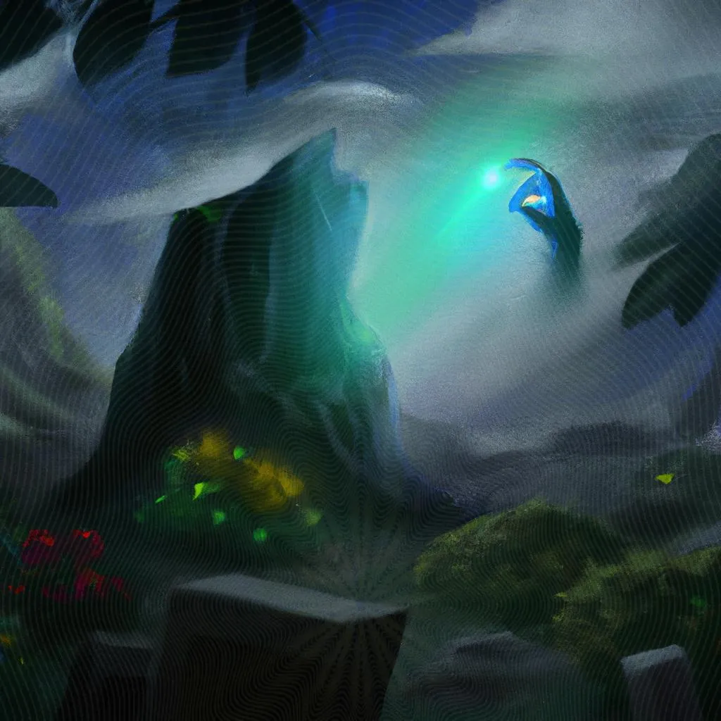 uma pintura figurativa de a morte na visão do espiritismo