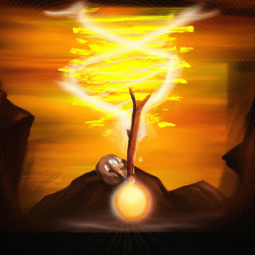 uma pintura figurativa de a morte na visão do espiritismo