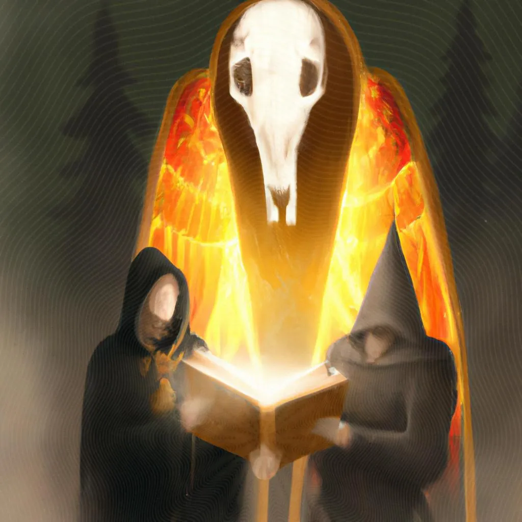 uma escultura ilustrada de a morte segundo o espiritismo livro